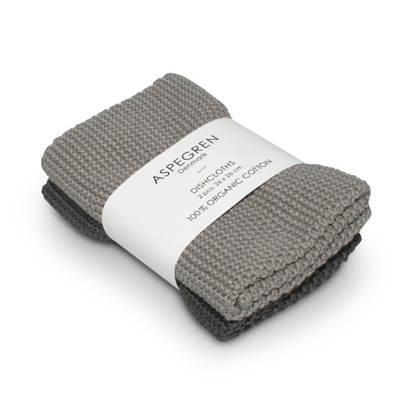 Aspegren Design Denmark Organic Dishcloth Knitted Solid Mint