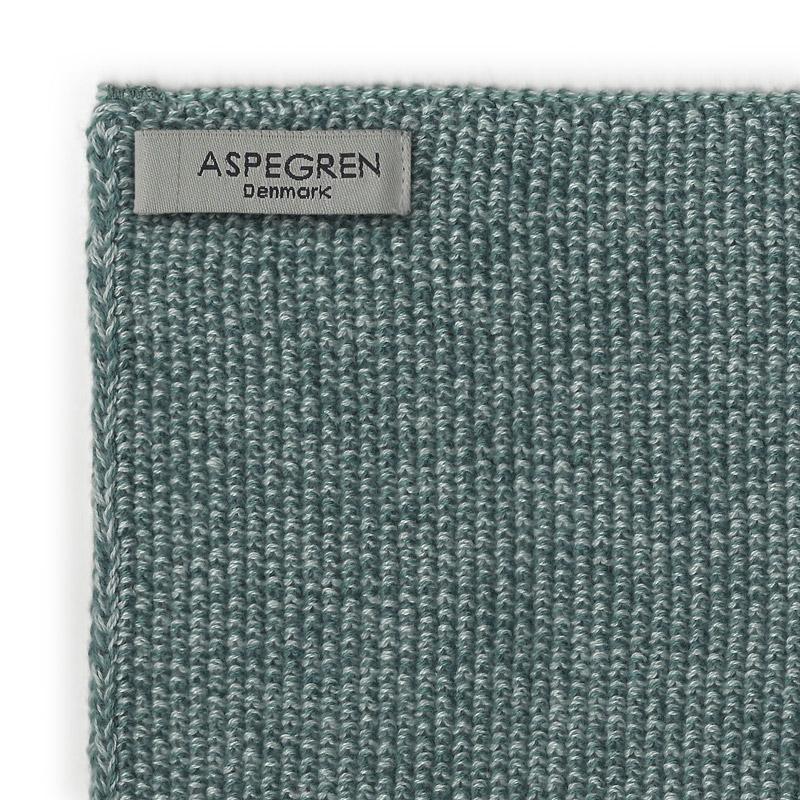 Aspegren Design Denmark Organic Dishcloth Knitted Blend Seagreen