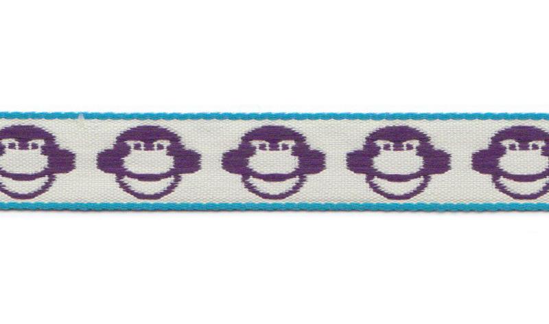 Aspegren Design Denmark Organic Ribbon on Board Monkey Lilac