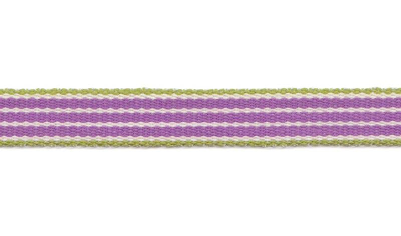Aspegren Design Denmark Organic Ribbon on Board Stripe Lilac