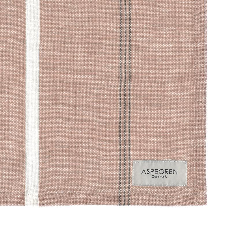 Aspegren Design Denmark Organic Tea Towel Pinstripe Latte