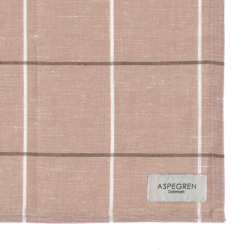 Aspegren Design Denmark Organic Tea Towel Squares Latte