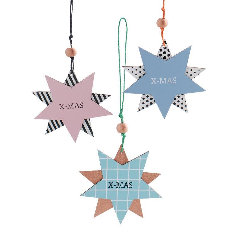 Aspegren Design Denmark Organic Christmas Decoration Hanging Star X mas